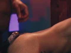 Missed flight leads to BBC fucking with a horny hunk