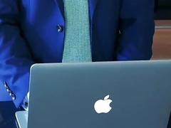 Two nasty businessmen blow the steam off before their meeting
