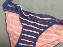 Cumming on panties!  Three different pairs!