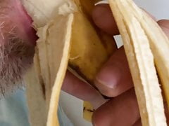 Me, deepthroating a banana.