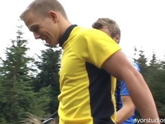 Suspended Beauts Go Drool-roasting Kinky for Jizm!