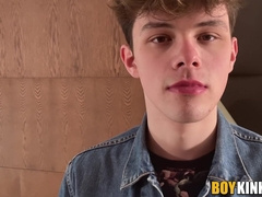 Three swollen dicks invade the mouth of innocent twink Jack Davis