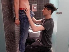 Hd videos, restroom blowjob, public