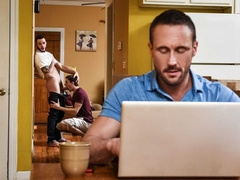 Passionate gay 3some with Myles Landon, Damien Kyle, Cliff Jensen