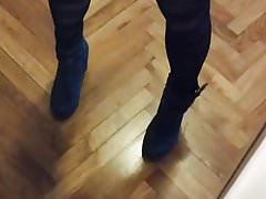 Nylons and heels male me wanna cum