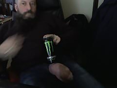 My huge soft pumped cock out of the pant