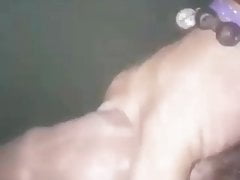Young a whole male with his thick cock pulling hard cock