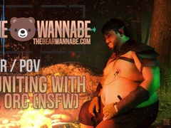 (M4M ASMR/POINT OF VIEW/Audio RP) Reuniting with the Orc