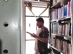 I almost got caught cumming in the library