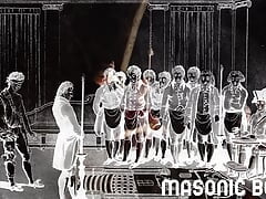 MasonicBoys - Apprentice gets his beefy ass spanked by DILF