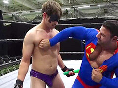Gay fight, hero, wrestling
