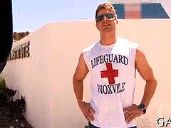 Gratifying and horny butt licking