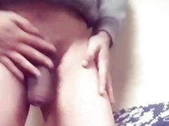 Boy masturbating hard