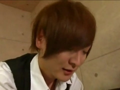 Crazy Asian gay guys in Incredible fingering, blowjob JAV clip