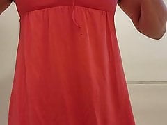 In neighbors clothes fucking her bras cum on her shorts