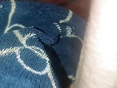 good young man in bed