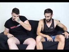 Big cock blowjobs, first-timer, hand-job