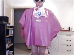 Rainwearboy wanking singing and dancing
