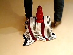 Cowboy Riding Big Buttplug