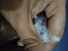 Indian Desi black cock juicy cum vaish ksh