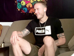 Gay huge cumshot, huge white cock, carterbennett