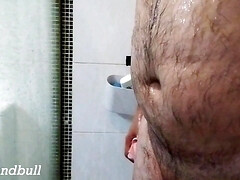 Daddy in the shower