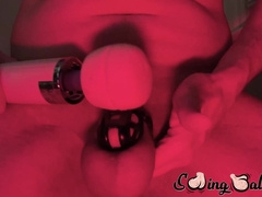 Hung Johnny dangles his balls and slaps it for a little bit of excitement