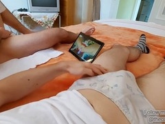 Observe, jerked off, big cock cumshot