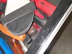 mechanic found open tool heels underneath backseat
