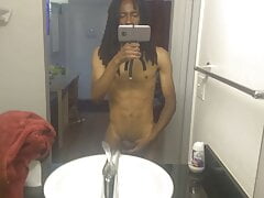 Solo FreaksBestFriend Naked In Mirror