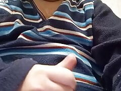 Handsome guy jerks off in the bathroom and looking for a sex