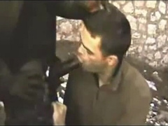 Big Black Cock Barebacks Tight White Ass Outdoors 2