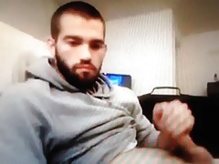 Serbian boy jerking cock