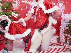 Femboy Christmas Fuck & Cum In A Winter Wonderland
