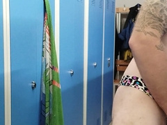 Fapping in the locker bedroom