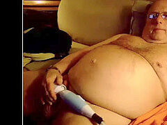 grandpa stroke on webcam