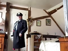 In a police uniform for a day