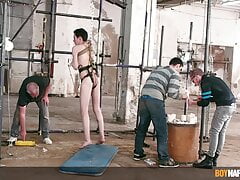 Daddy Sebastian Kane torments ginger twink Avery Monroe