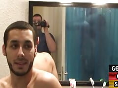 German fat gaydaddy enjoys massage with rimjob and blowjob