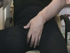 handjob + vibro + cumshot 4