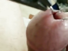 super close-up glans Urethral meatus cumshot178