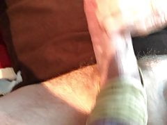 Tied balls cumshot