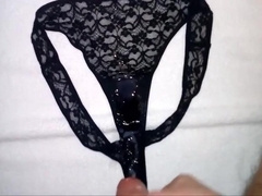 Ginormous Geyser of Jizm on Muddy Undies (barely legal Amateur Flick)