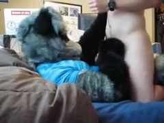 Rough Raccon Fursuit Rams guy