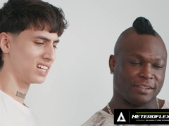 Str8 Buddies Angel Elias & Harrison Feels Jerk Off While Watching Old Porn Magazine