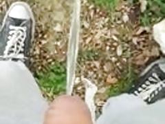 Pissing in my hand peeing