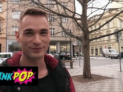 Tall Man Is Eager To Make Some Cash And Doesnt Mind Sucking Another Guys Cock