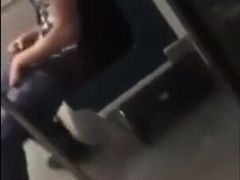 Asian twink get's BJ from older man in a subway 7