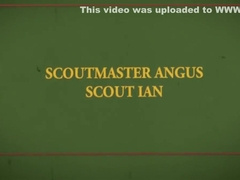 Bishop Angus And Ian Levine - Dirty Hung Scout Leader Barebacks Scout In Tent In Forest
