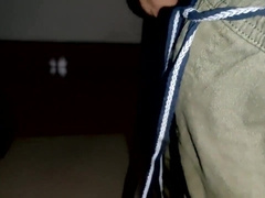 Examine and guzzle jizz from CK shop young boy's sugary-sweet prick